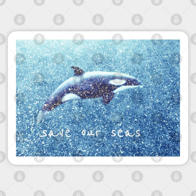 Save our seas No. 5 Sticker by asanaworld